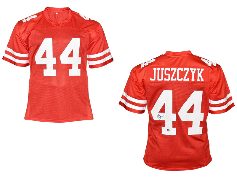 Kyle Juszczyk Autographed San Francisco Pro Style Red Football Jersey (Beckett)