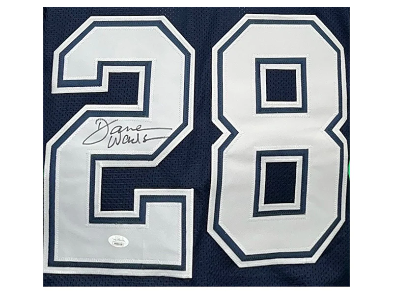 Darren Woodson Autographed Dallas Pro Style Blue Dallas Football Jersey JSA