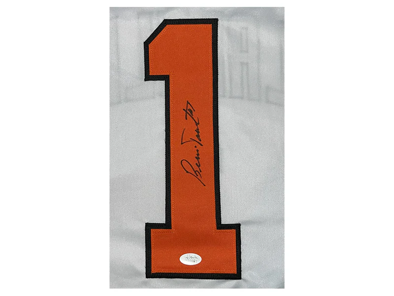 Bernie Parent Autographed White Philadelphia Hockey Jersey (JSA)