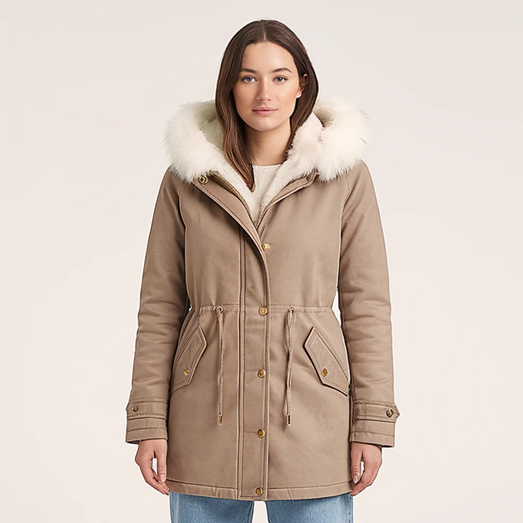 Stilig Vinterjakke For Kaldt V?r | Elegant Design Av H?y Kvalitet