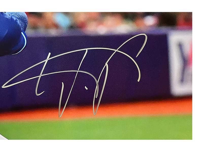 Wander Franco Tampa Bay Rays Autographed 16x20 Photo JSA