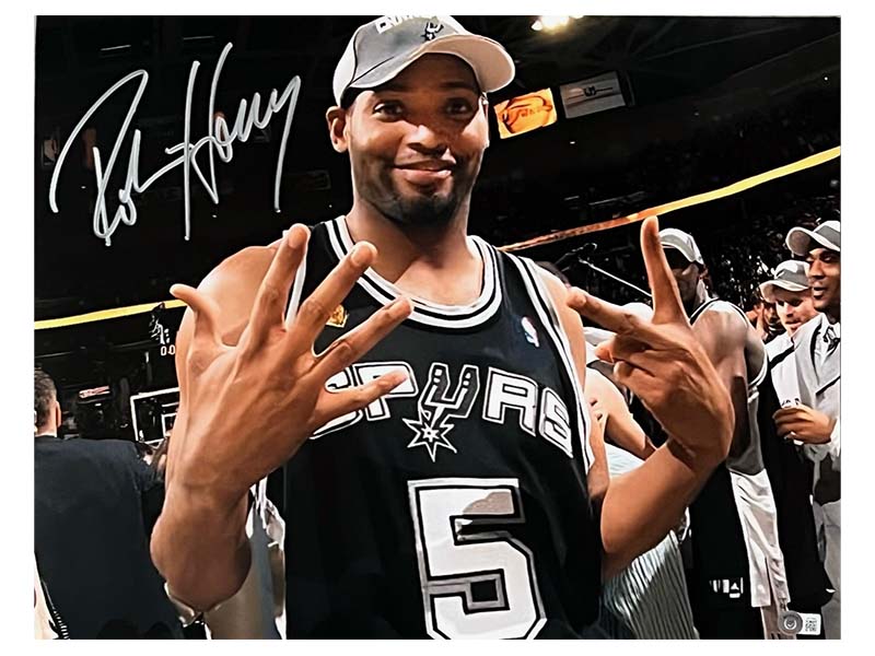 Robert Horry Signed 16x20 San Antonio Spurs Photo Beckett