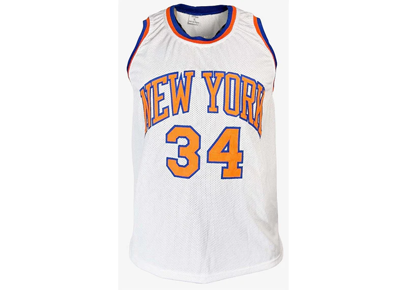 Charles Oakley Autographed New York Custom White Basketball jersey (JSA)