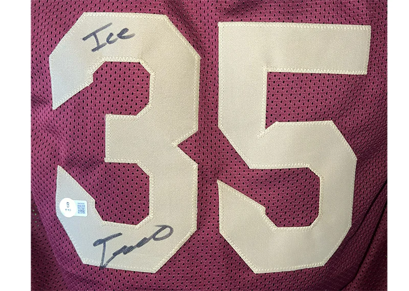 Isaac Okoro Signed Custom Wine Cleveland Basketball Jersey Beckett