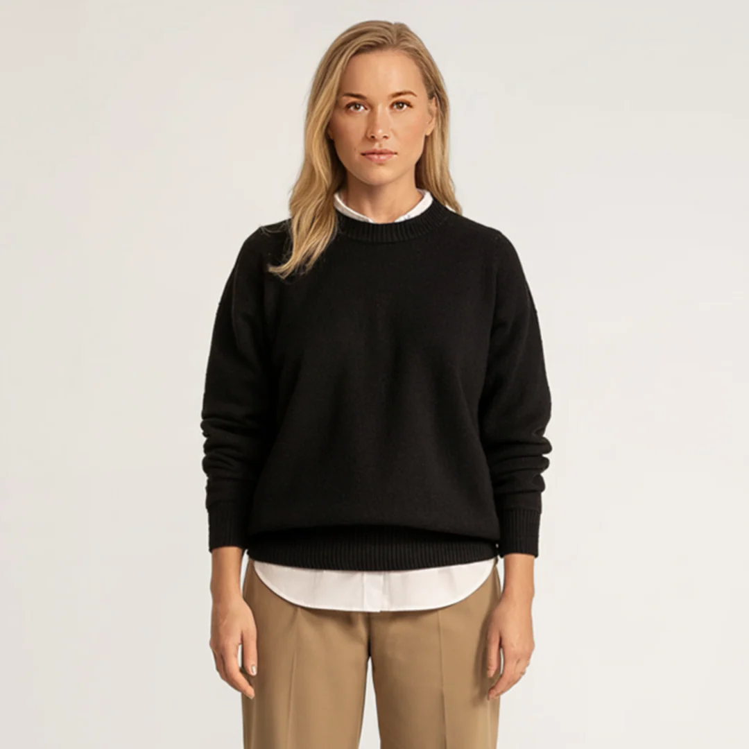 Bl?d og Behagelig Uldcardigan