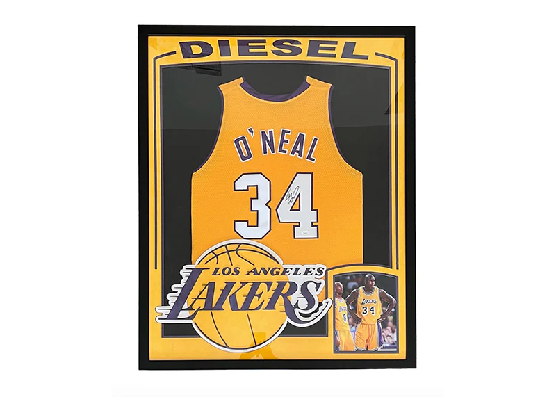 Shaquille O��Neal (Shaq) Signed 34x42 Framed 3D Jersey (JSA)