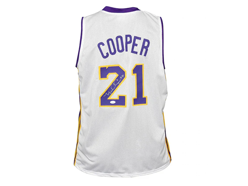 Michael Cooper Autographed Los Angeles White Basketball Jersey (JSA)