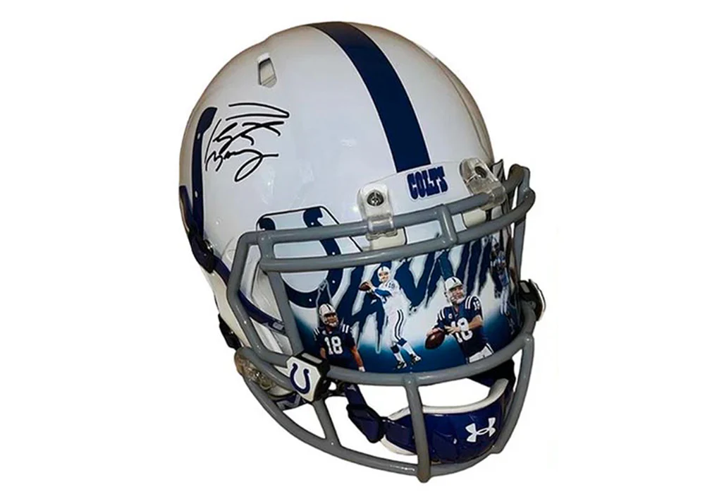 Peyton Manning Signed Authentic Indianapolis Colts Football Helmet Fanatics