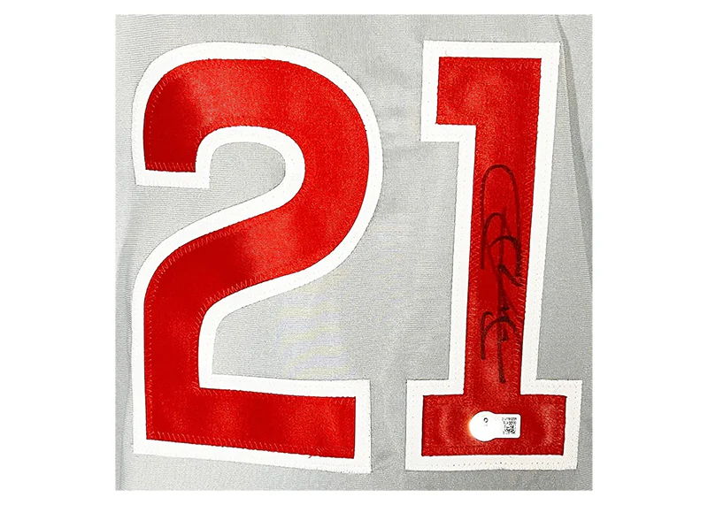 Sammy Sosa Signed Custom Chicago Grey Baseball Jersey JSA