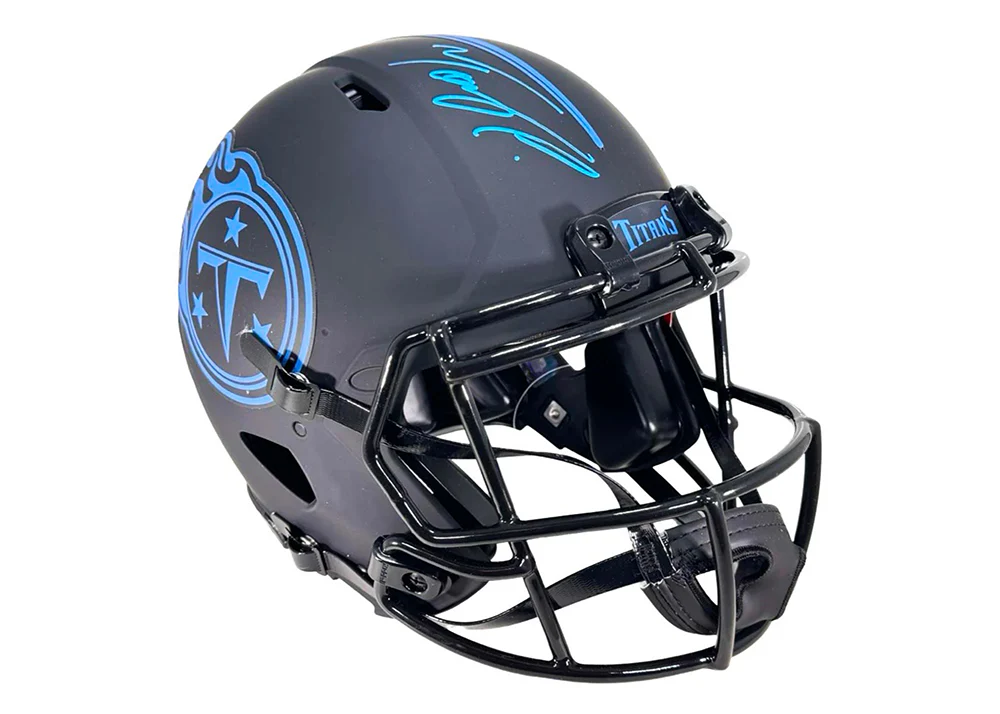 Tony Pollard Signed Tennessee Titans Eclipse Full Size Helmet Beckett