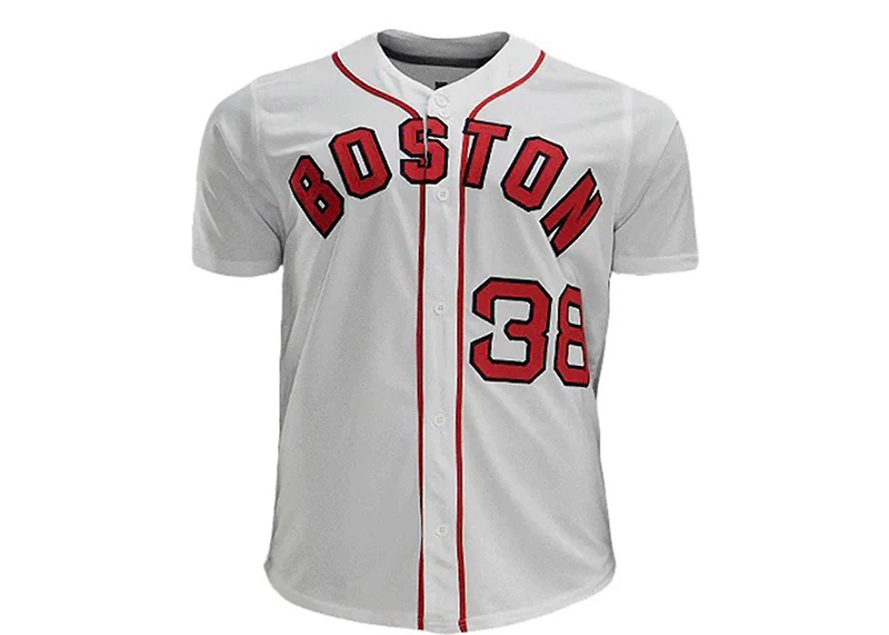 Curt Schilling Signed Boston White Custom Baseball Jersey (JSA)