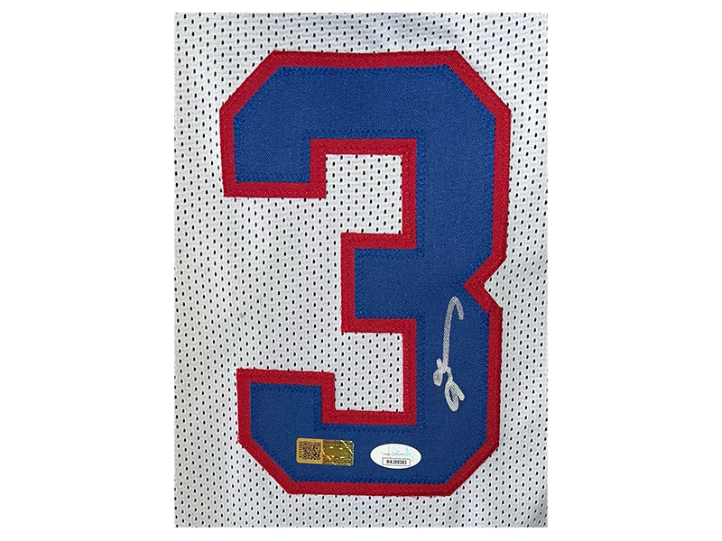 Allen Iverson Autographed Philadelphia Pro Style White Basketball Jersey (JSA)
