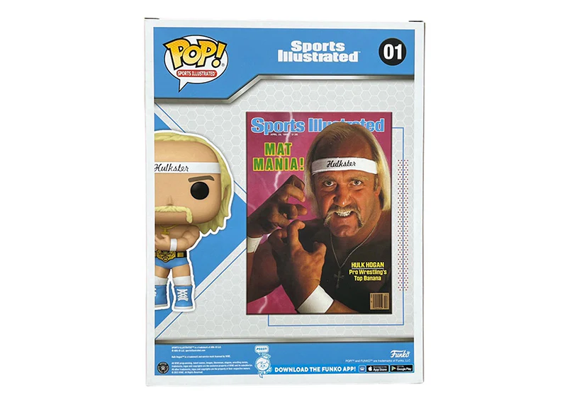 Hulk Hogan Signed WWE Sports Illustrated Funko Pop #01 Beckett