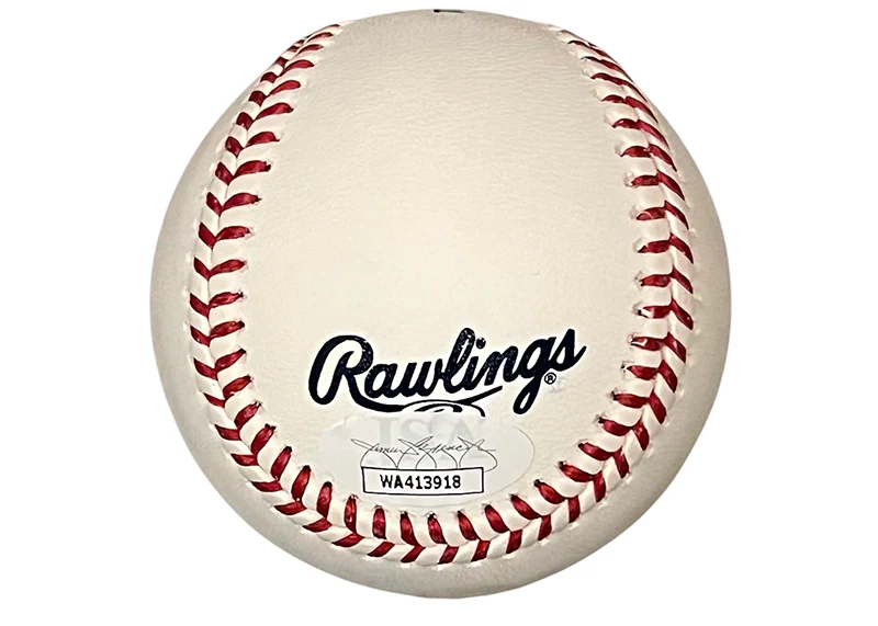 Robin Yount Signed HOF 99 Insc Rawlings Official MLB HOF Baseball JSA