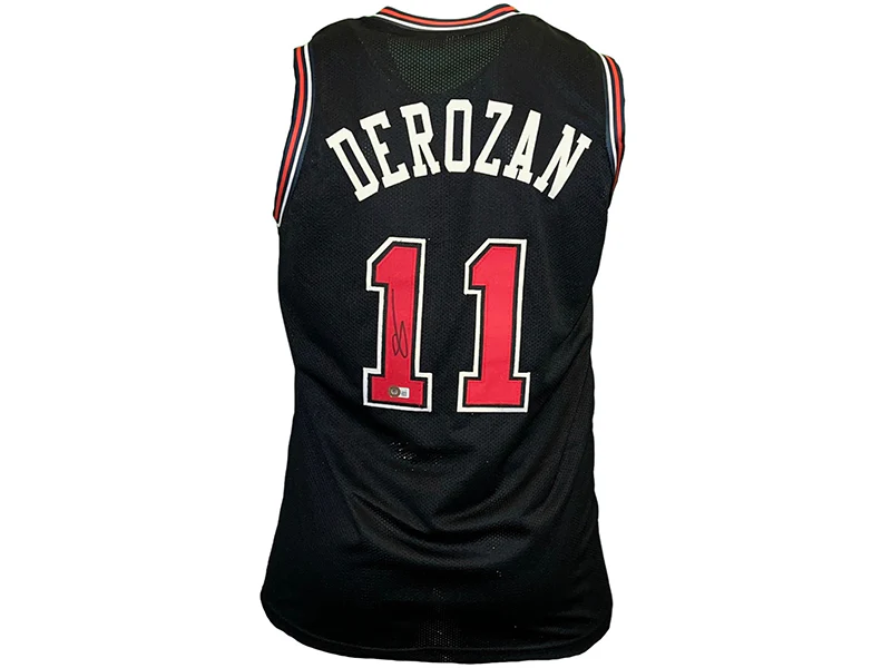 DeMar DeRozan Autographed ProStyle Black Chicago Basketball Jersey Beckett