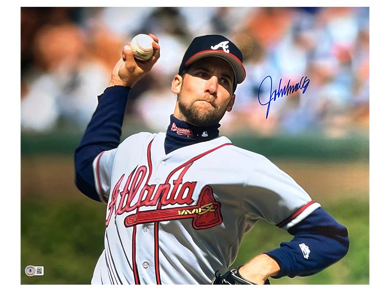 John Smoltz Signed Atlanta Braves 16x20 photo (Beckett)
