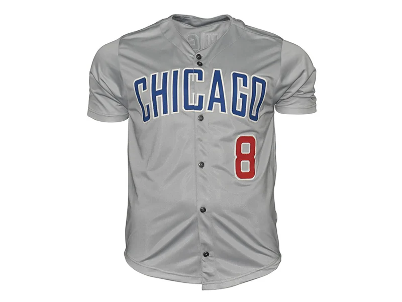 Andre Dawson Autographed Customer Chicago Gray Baseball Jersey (JSA)