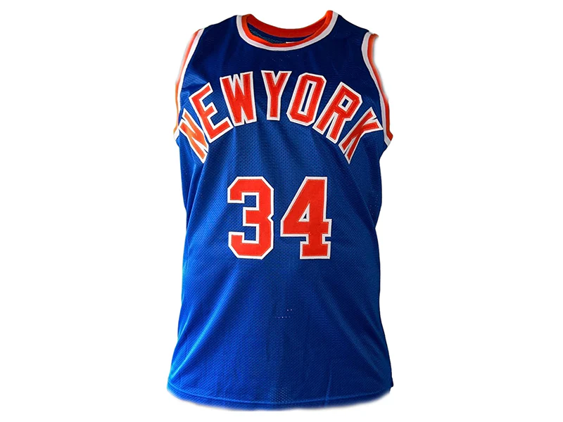 Charles Oakley Signed New York Pro Style Basketball jersey (JSA)