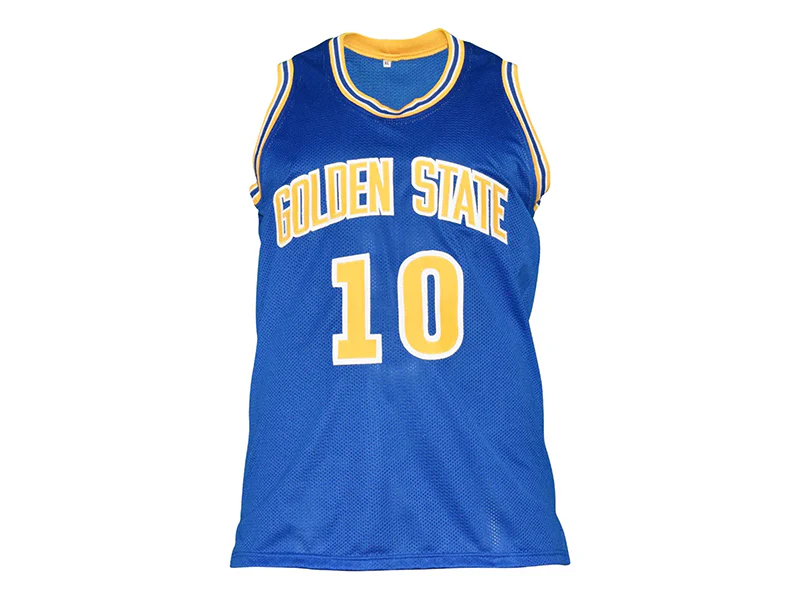 Tim Hardaway Autographed Golden State Pro White Basketball Jersey (JSA)