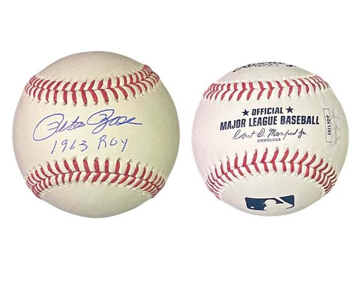Pete Rose Signed Official MLB ��1963 ROY�� Inscription Baseball JSA