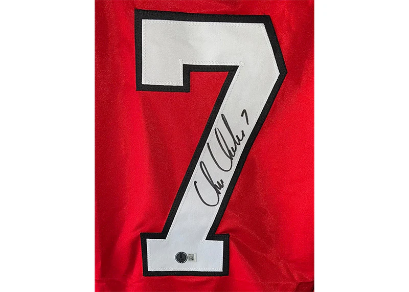 Chris Chelios Signed Custom Red Hockey Jersey Beckett