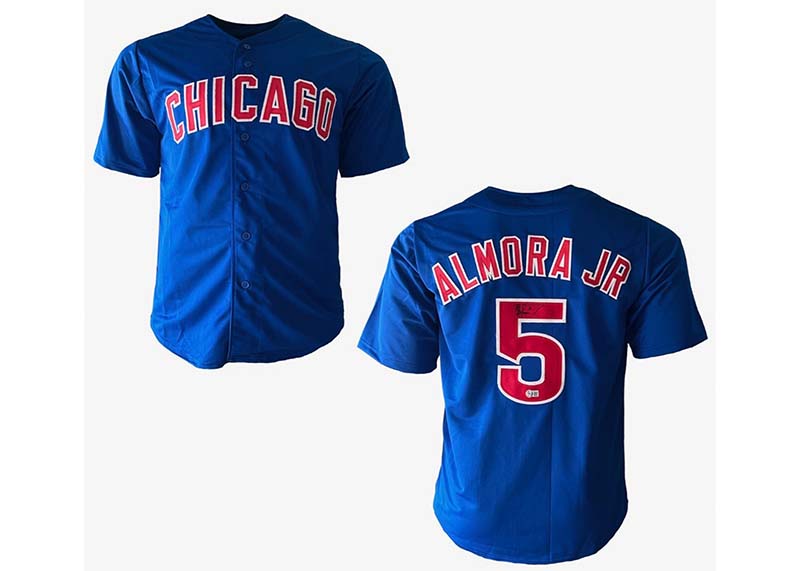 Albert Almora Jr Signed Chicago Custom Baseball Jersey Beckett