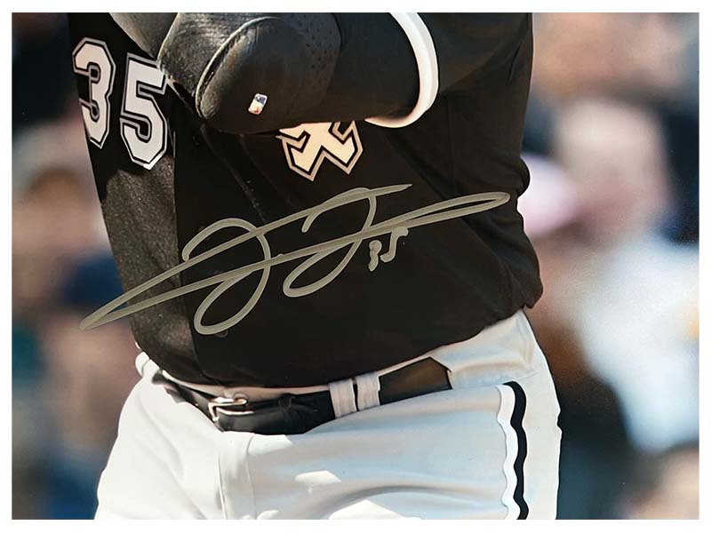 Frank Thomas Signed Chicago White Sox 16x20 photo (Beckett)