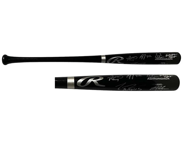 The Sandlot Cast Autographed Rawlings Black Bat (Beckett)