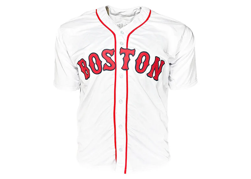 Johnny Damon Signed Custom Boston White Baseball Jersey Beckett