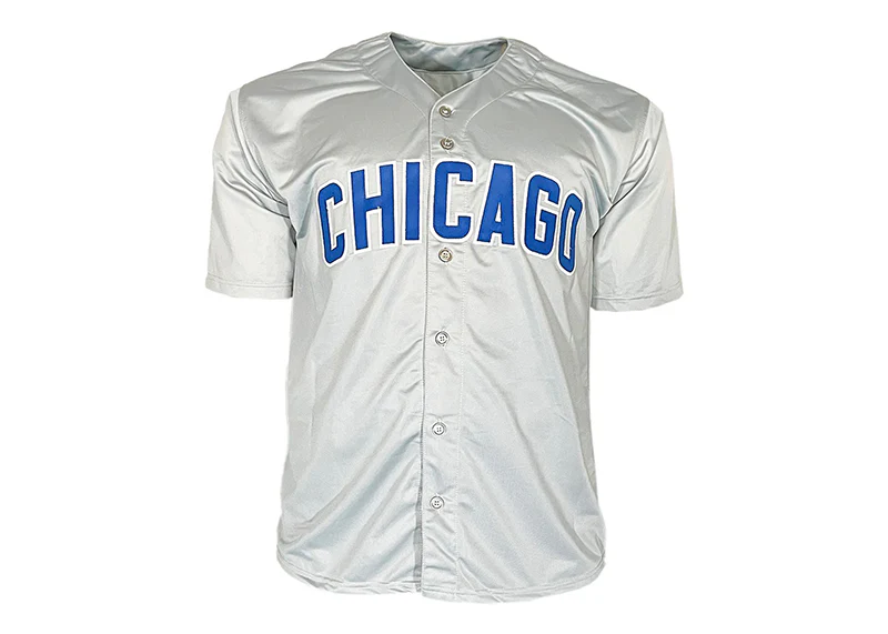 Sammy Sosa Signed Custom Chicago Grey Baseball Jersey JSA