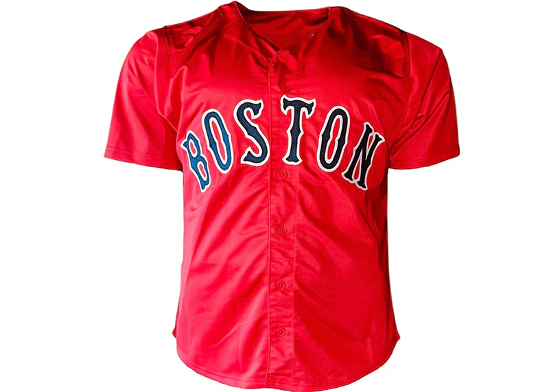 David Ortiz Signed Custom Red Boston Baseball Jersey JSA