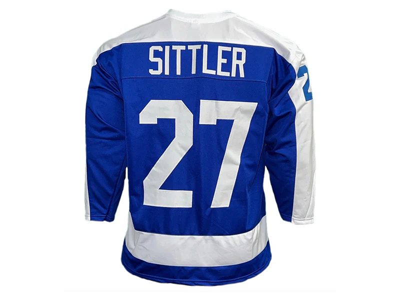 Darryl Sittler Blue Toronto Unsigned Hockey Jersey