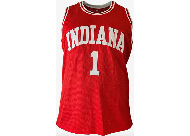 Bob Knight Signed Indiana Custom Basketball Jersey JSA