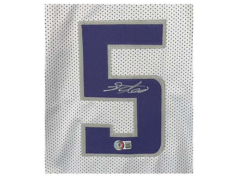 De'Aaron Fox Autographed Signed Sacramento White Basketball Jersey (Beckett)