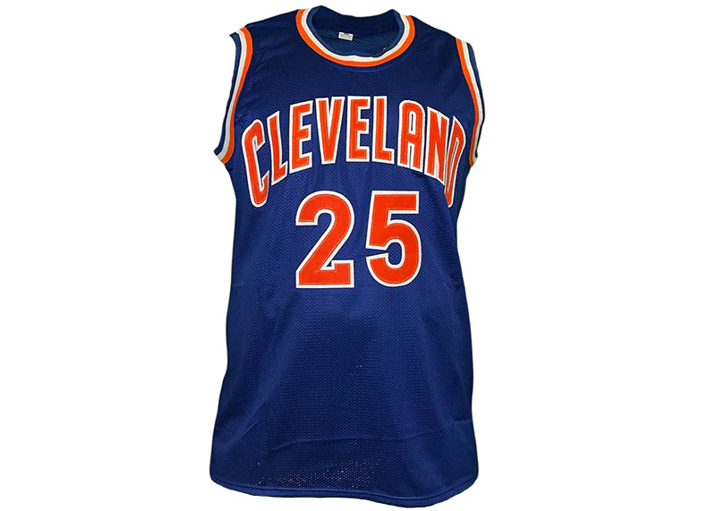 Mark Price Signed Cleveland Custom Jersey Blue JSA