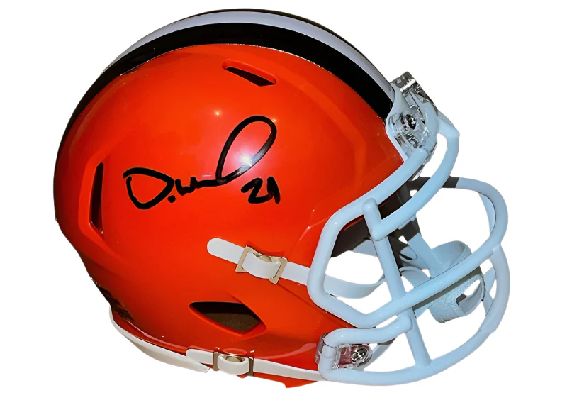 Denzel Ward Signed Cleveland Browns Full Size Helmet JSA