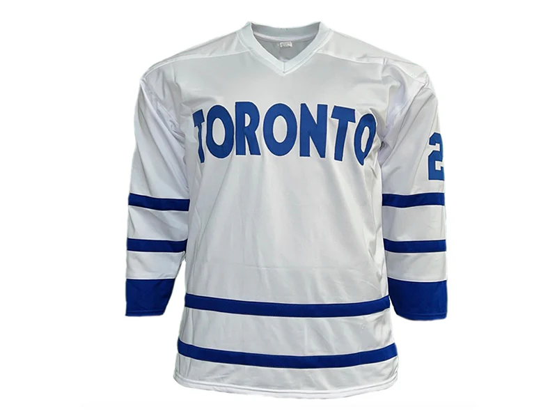 Darryl Sittler White Toronto Unsigned Hockey Jersey