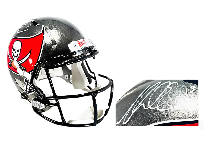 Mike Evans Signed Tampa Bay Buccaneers Speed Full Size Replica Football Helmet Beckett