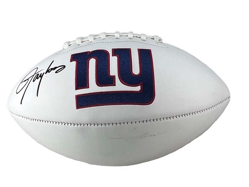 Lawrence Taylor Autographed New York Giants Football JSA