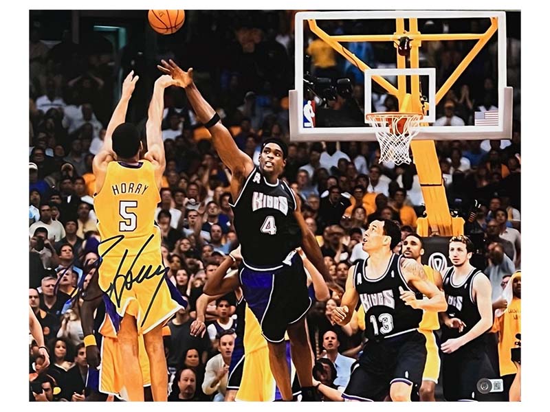 Robert Horry Signed 16x20 Los Angeles Lakers Photo Beckett