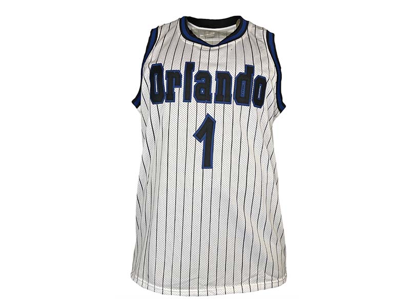 Penny Hardaway Autographed  Orlando White Pinstripe Basketball Jersey Beckett
