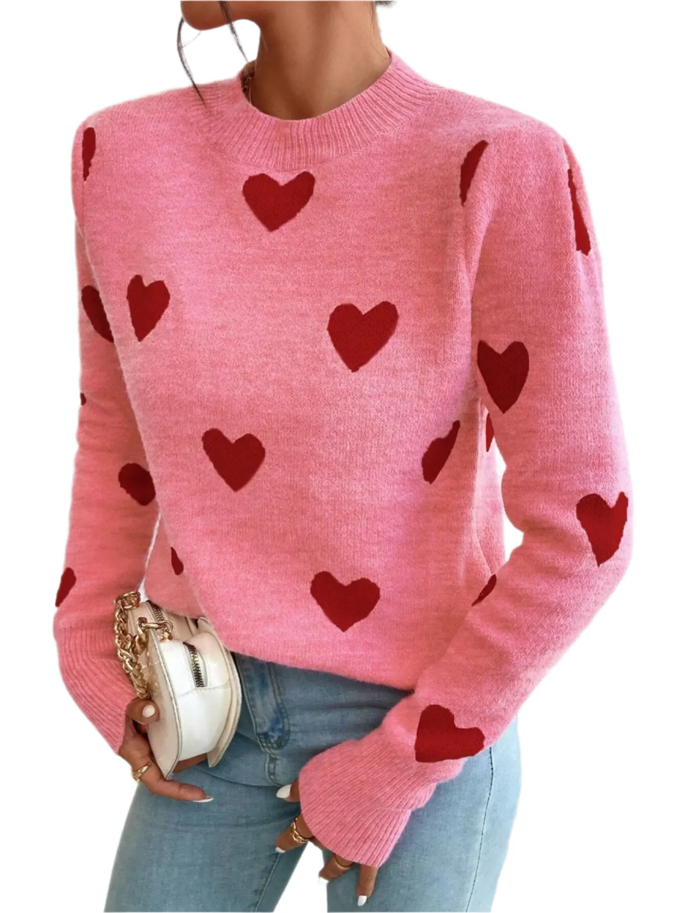 Love Sweater | Elegant og Hyggelig Lang?rmet Strik til Efter?r og Vinter