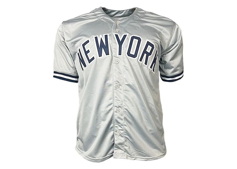 Jason Giambi Signed 5x All Star Insc Custom New York Grey Baseball Jersey JSA