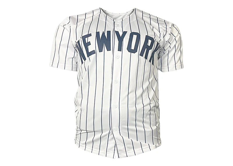 Jason Giambi Signed 5x All Star Insc Custom New York Pinstripe Jersey JSA