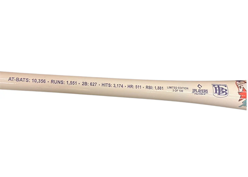 Miguel Cabrera Signed Carter X Hydro Dipped White Maple Retirement Bat