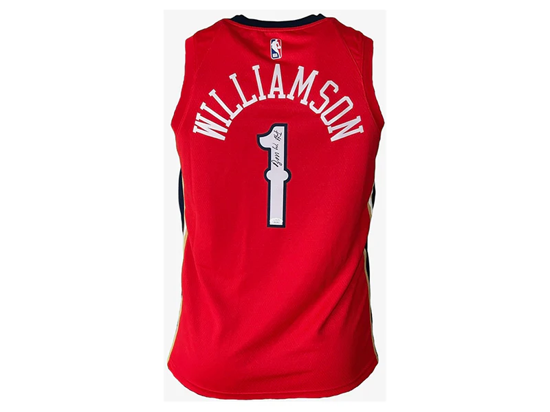Zion Williamson New Orleans Pelicans Autographed Authentic NBA Jordan Jersey JSA
