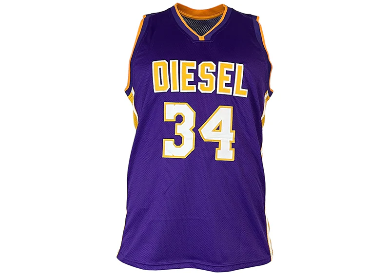 Shaquille O��Neal (Shaq) Signed Custom Purple Basketball Jersey Beckett