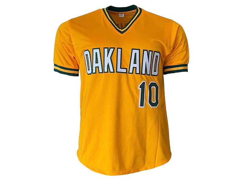 Tony LaRussa Autographed Oakland Yellow Baseball Jersey (JSA)