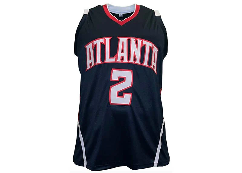 Joe Johnson Signed Custom Blue Atlanta Basketball Jersey JSA