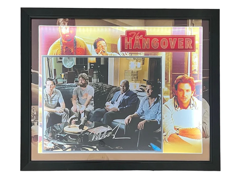 Mike Tyson Hangover Movie Signed 3D Framed Photos W LED Lights 33x27